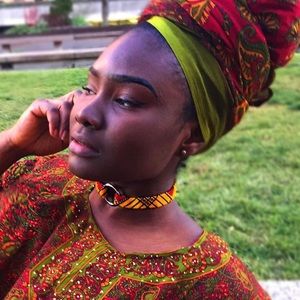 Ankara Kente Print Choker